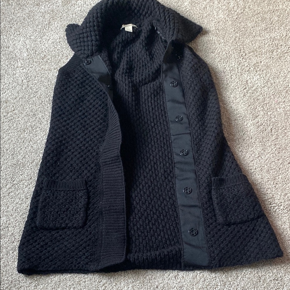 A. Giannetti Black Sweater Vest